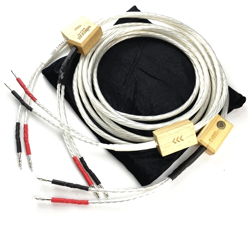

Audiophile Nordost Odin 2 Silver Speaker Cable with Banana / Spade Plug Connector
