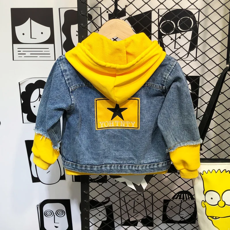 Спортивные костюмы для мальчиков модная детская одежда джинсовые куртки