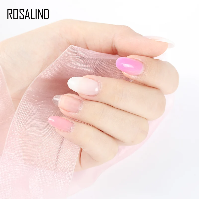 Моделирующий гель ROSALIND для дизайна ногтей блестящая Полуперманентная УФ лампа