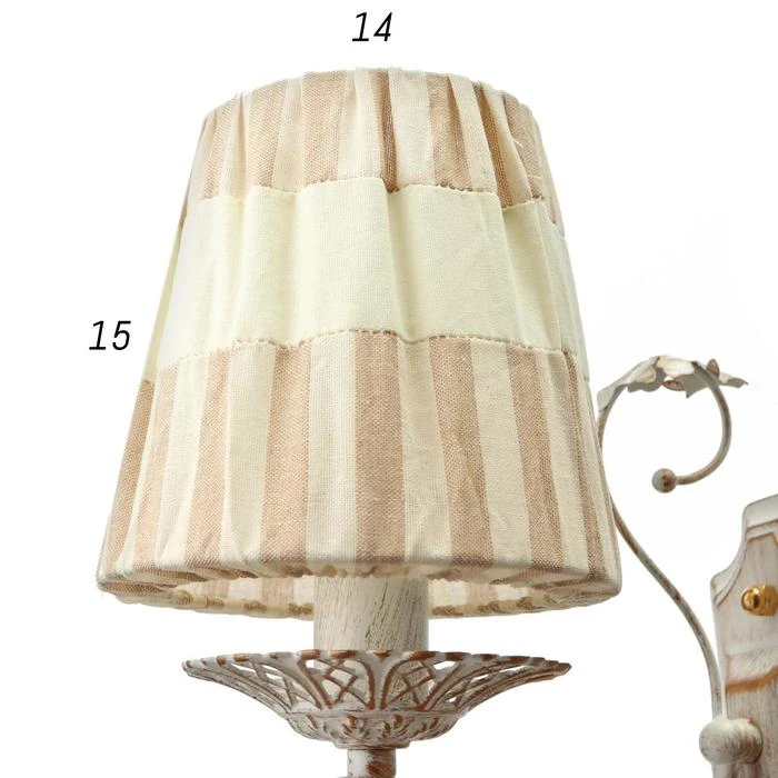 Wall lamp Laurent 1x40W E14 white + gold 30x15x30 cm 4524018 fixtures illumination for bedroom lamps ights home Indoor Lighting Lights | Лампы