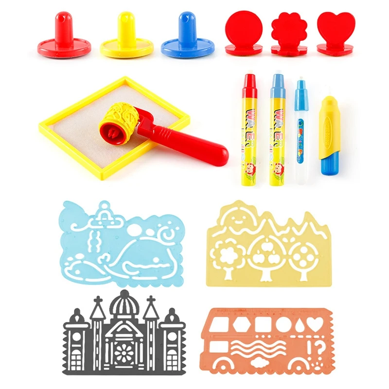 Водяной коврик для рисования (100x100 см) большая волшебная доска Aqua развивающие