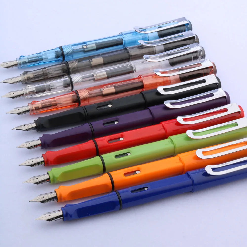 Высокое качество JINHAO 599 прозрачные цветные пластиковые школьные принадлежности