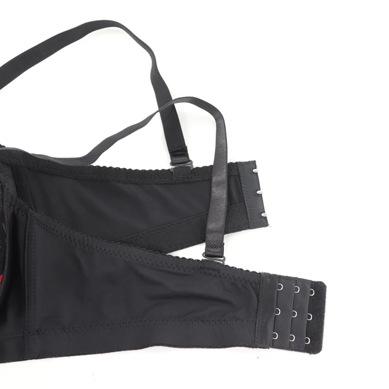 

Beauwear Women Bras Unlined Thin Mold Cup Underwear Contrast Color Floral Demi Bras for Women 38C 40C 42C 44C 46C 48C Brassieres