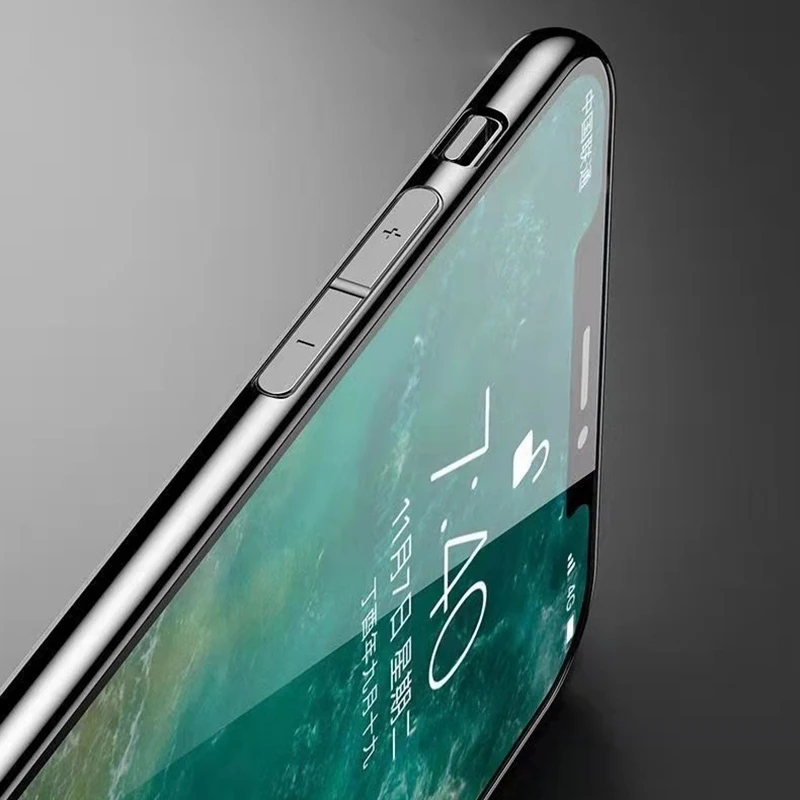 Чехол-накладка для iPhone X S XR из закаленного стекла градиентный 13 12 11 Pro Max Mini 7 8 6 |