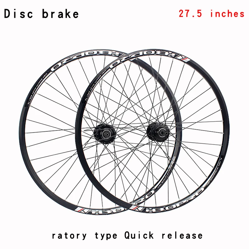 

Mountain bicycle 27.5inches disc brake wheel set 2 Bearing Peilin Disc brake flower drum bicycle wheel set