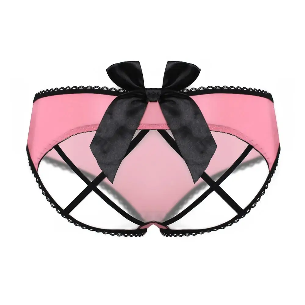 Women Sexy Lingerie Erotic Panties Open Back Porn Underwear Crotchless Sex Wear Bumless Couple Briefs with Cage 40 | Тематическая