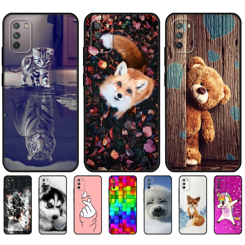 For Xiaomi Poco M3 Case 6.53