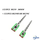 1 2 3 шт. 9 мм линейная направляющая MGN9 L = 300 мм Высокое качество линейный рельсовый путь + 1 2 3 шт. MGN9C или MGN9H длинная линейная перевозка для ЧПУ XYZ