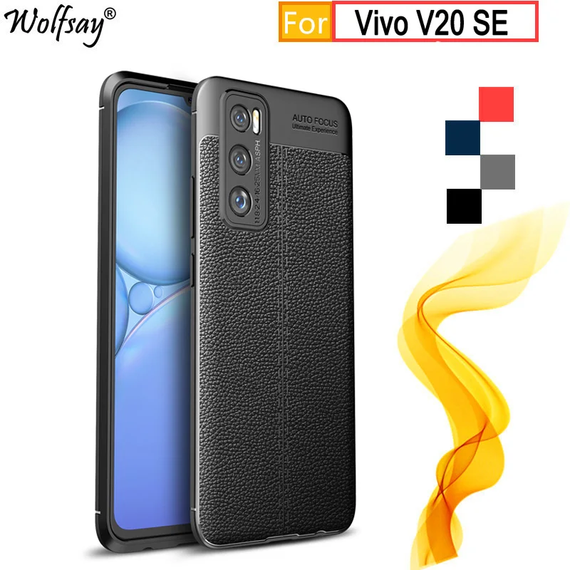 

Чехол для Vivo V20 SE, резиновые корпуса, бампер, силиконовый задний Чехол для Vivo V20 SE, чехол для Vivo V20 SE V 20 V20SE, чехол 6,44 дюйма