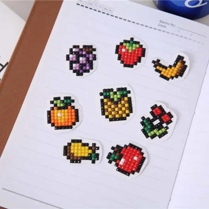 DIY мозаичные алмазные наклейки для детей головоломки игрушки образовательные |