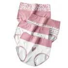 Трусы женские хб, с высокой талией, дышащие, 5XL, 4 шт., размера плюс