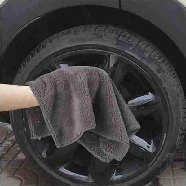 

Large Size Car Wash Mitt - Premium Chenille Microfiber Wash Glove and Microfiber Towels - Lint Free - Scratch Free (2X Towels +
