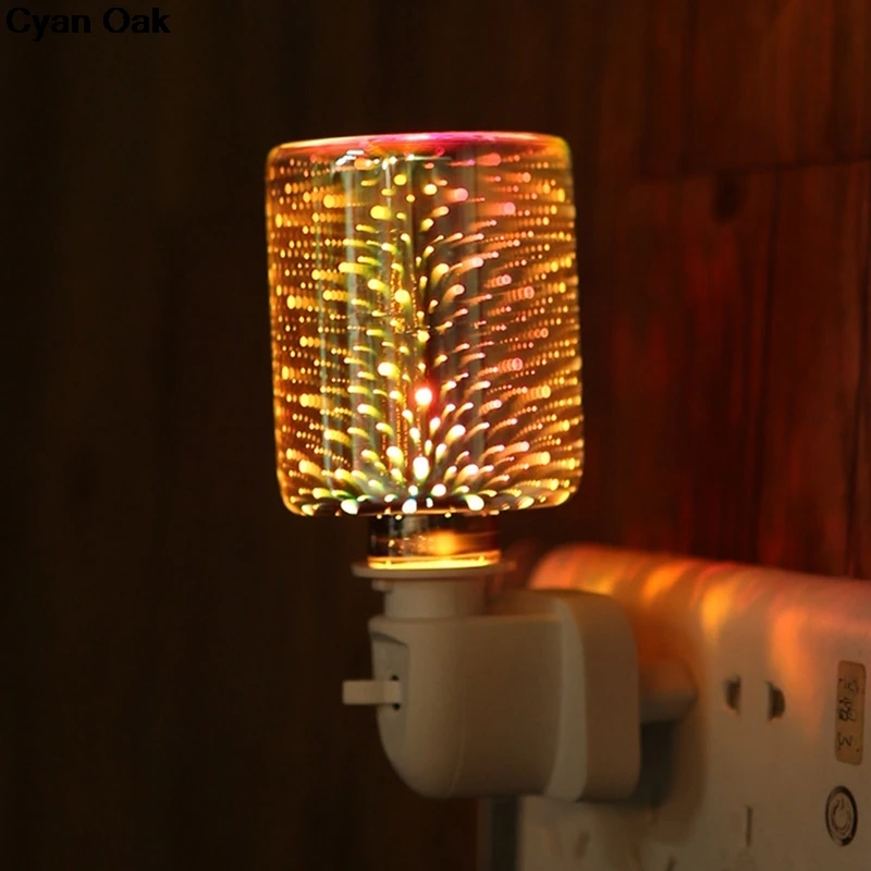 

LED Light With Electric Plug Wax Melt Oil Burner Aroma Diffuser Lamp New Year Valentine's Day Girlfriend Gift Home Decoration