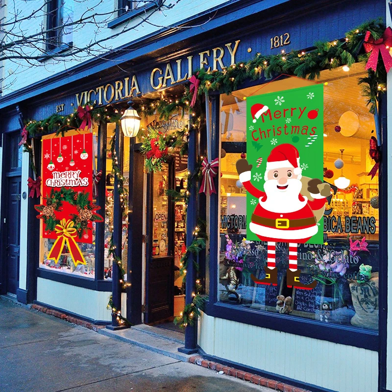 Рождественские украшения для дома искусственная кожа подвесной Рождественский