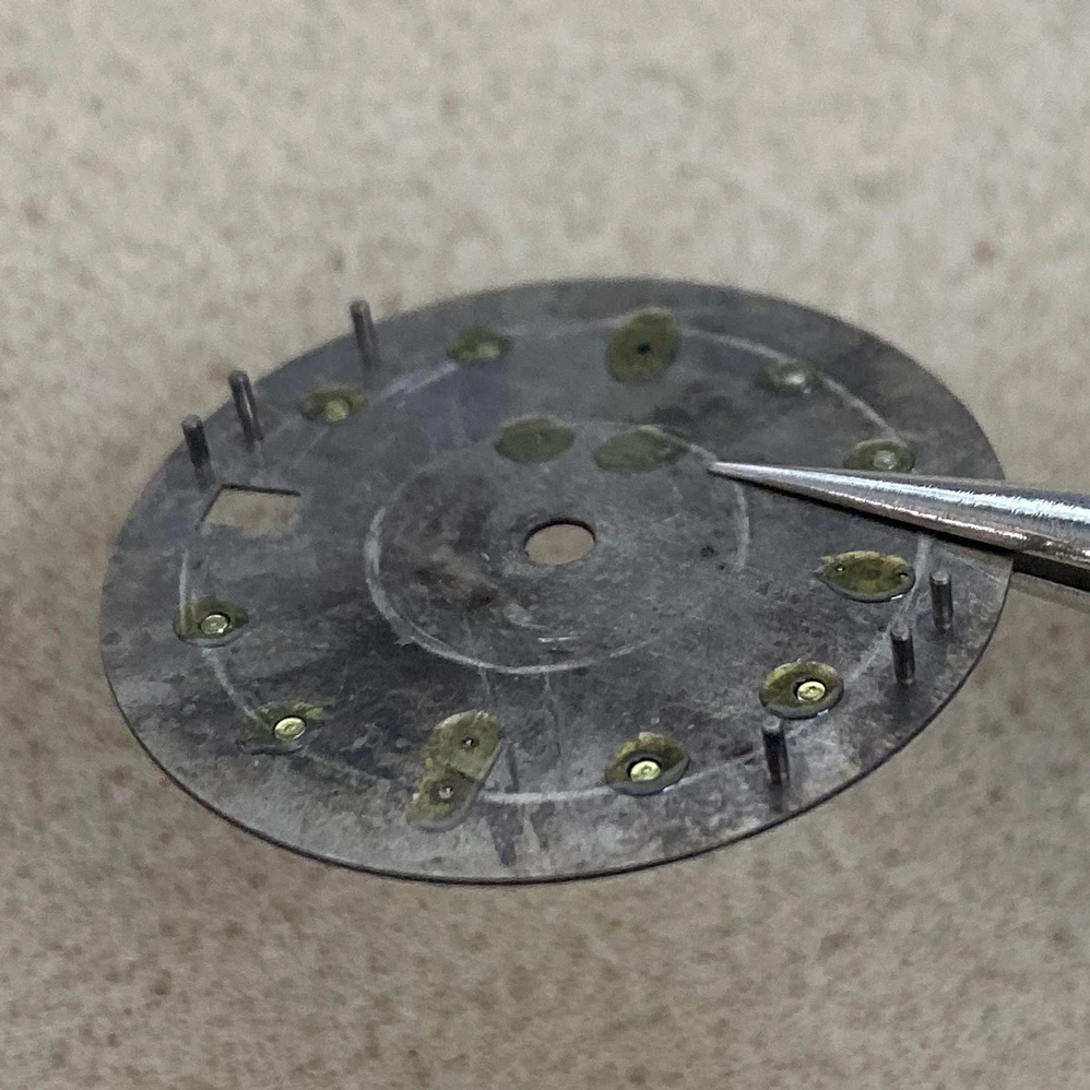 

have date Dial marker 29mm grey dial improvement green luminous SKX007 and more Suitable for Japanese NH35 movement L003