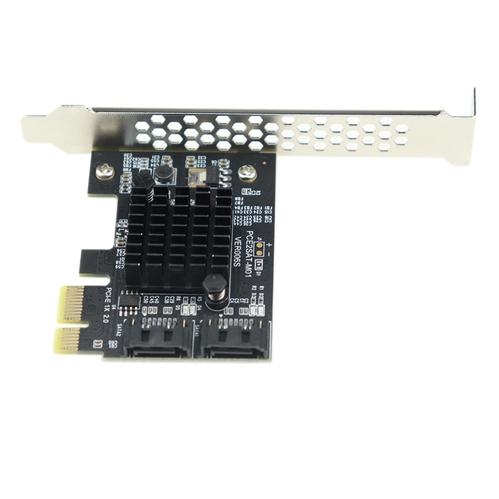 PCI Express SATA 3 0 карта контроллера 2 порта PCIe III 6 Гбит/с внутренний адаптер конвертер