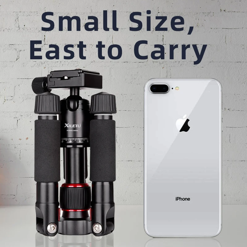 Штатив XILETU FM5S для камеры DSLR SLR легкий дорожный мини-штатив с вращающейся на 360