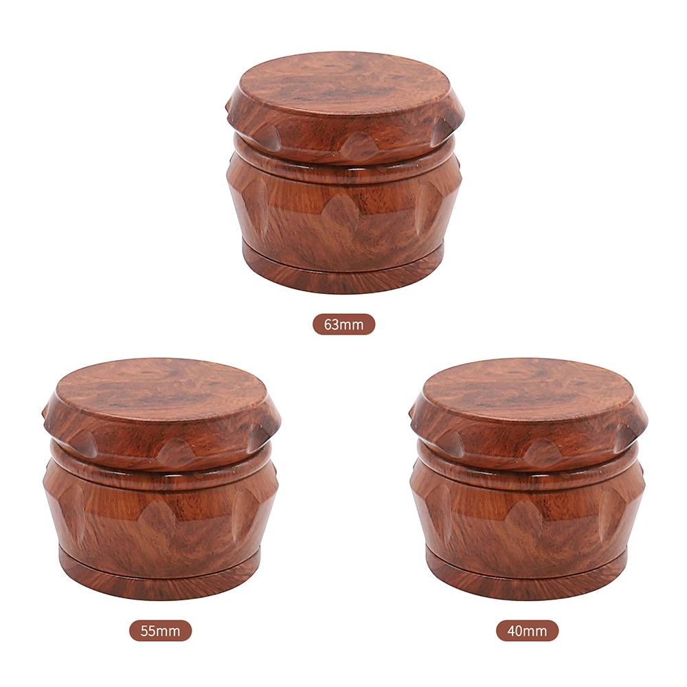 Красный деревянное зерно смолы сорняков Точильщик 4 слоя машина жернов для трав