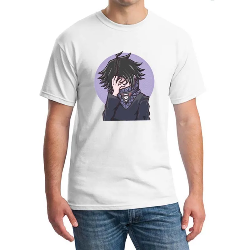 

Retro FEITAN T Shirt for Men Soft Lycra Hunter X Hunter Tee Tops Tshirt Awesome Manga T-shirt Short Sleeves Fitted Clothing