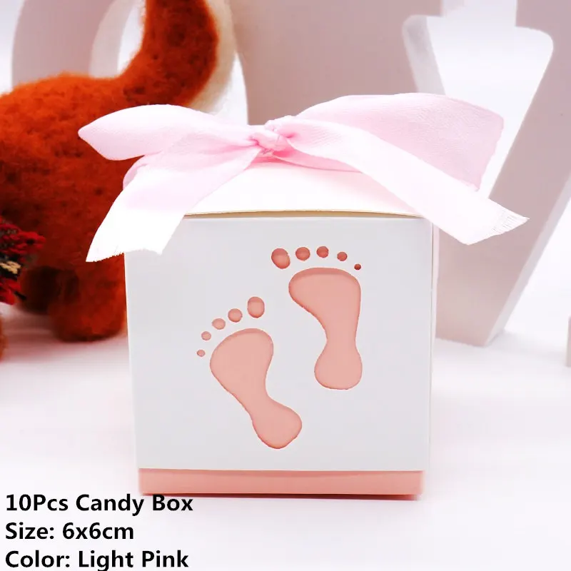 10 шт./лот коробки для конфет Baby Shower вечерние мультяшный мешок для подарков детские праздничные сувениры шоколадные конфеты мешок день рождения свадебное украшение - Цвет: 12