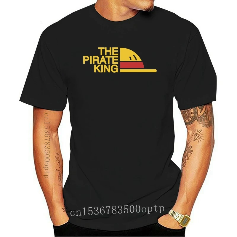 

New The Pirate King Parody Logo Unisex Vintage Black T-Shirt One Piece S-6Xl Men Clothes Tee Shirt