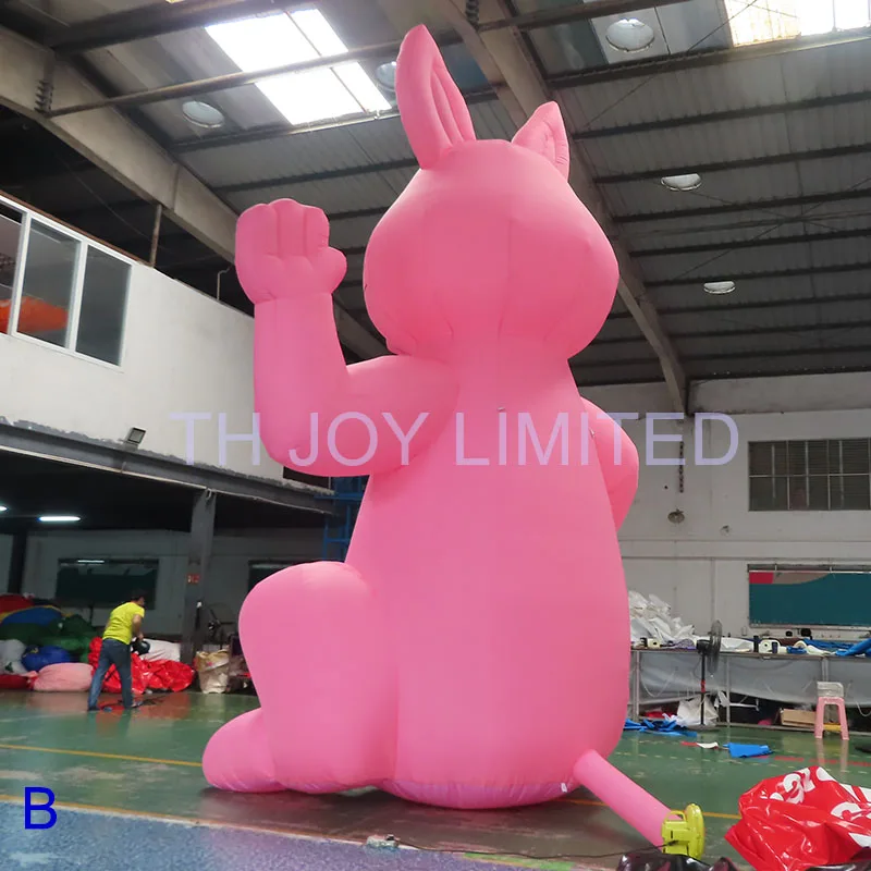 Free Shipping! 6m Custom Festival Rabbit Inflatable Cartoon Balloon For Promotion Advertising Model | Игрушки и хобби