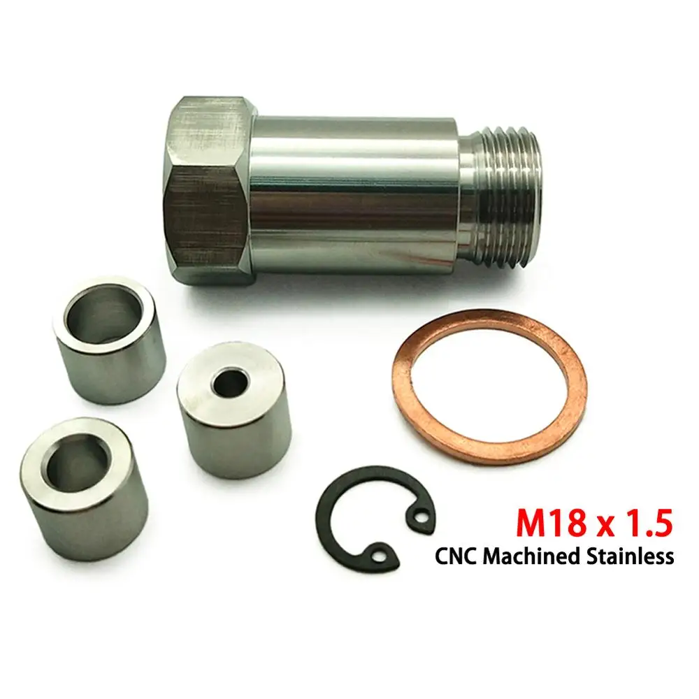 Автомобильный адаптер для кислородного датчика O2 + регулируемые вставки подачи