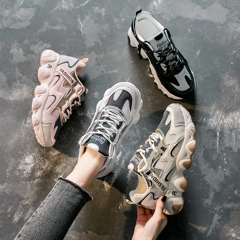 

Fashion old shoes 2022 spring and autumn new breathable wild Korean sports shoes student running shoes
