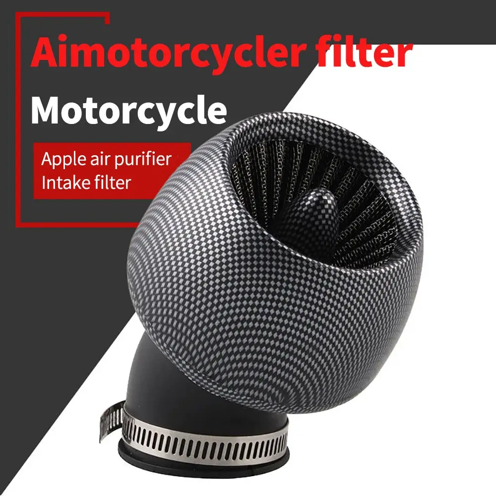 

Motorcycle Air Filter Black Air Filter Motorcycle Air Purifier 28mm 35mm 42mm 48mm Universal Metal Motorcycle Air Filter