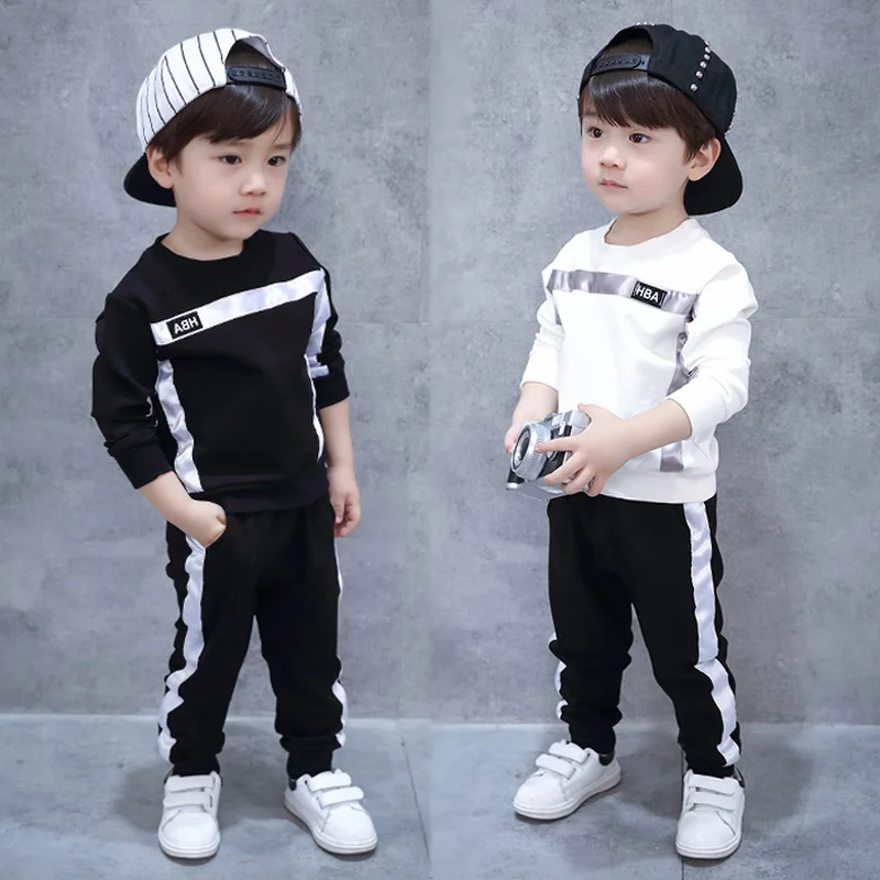

Boys clothes sport suit casual boys clothing sets 2021 new autumn letter 2 pcs children clothing set kids tracksuit clothes 2-6y