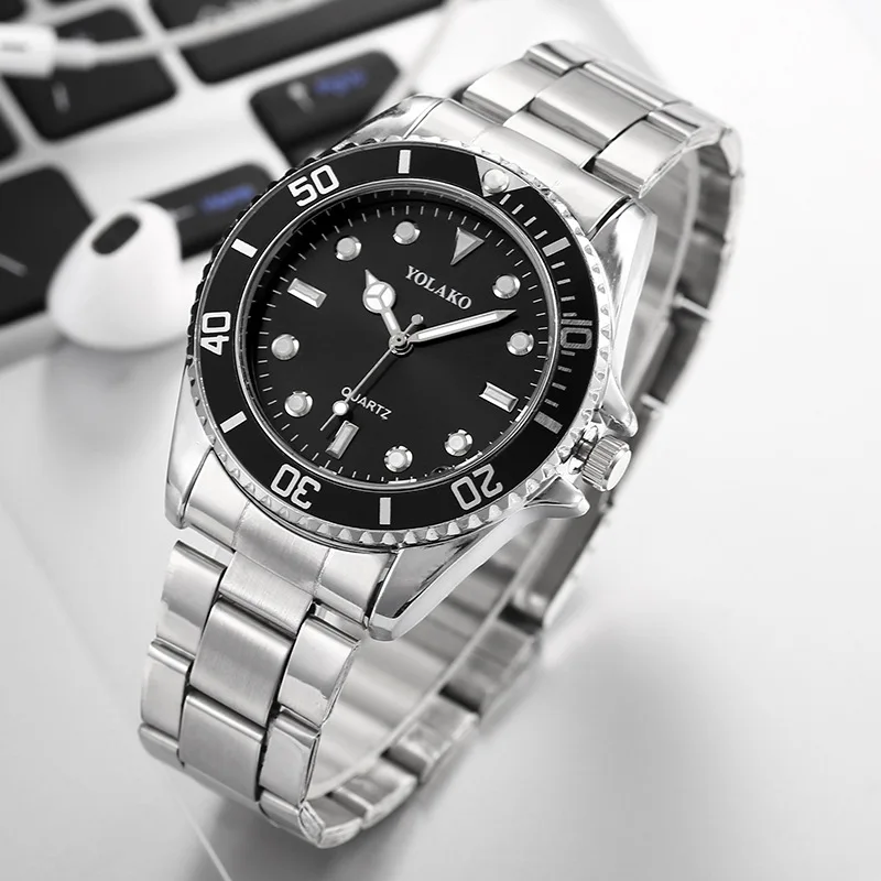 

2022 Lao Men's Casual Fashion Watch Men's Watch Fashion Steel Band Quartz Watch