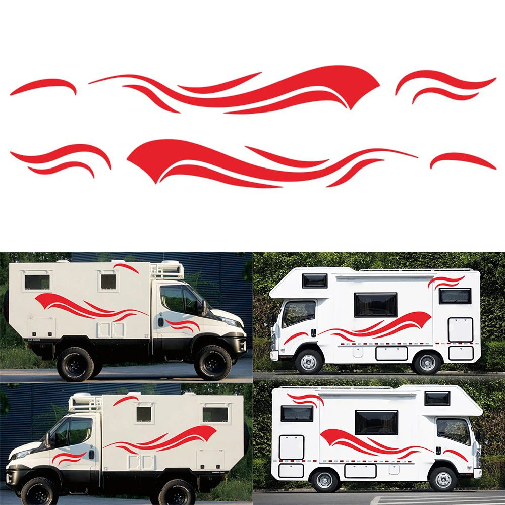 Автомобильные полосы для дома на колесах виниловые графическая наклейка