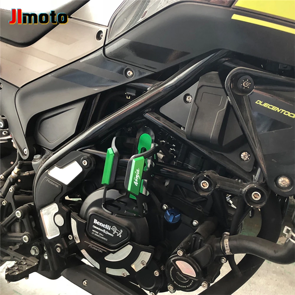 For Kawasaki Ninja 250 400 300 650 1000 /SX ZH2 ZX6R ZX10R ZX25R ER6N Motorcycle CNC Beverage Water Bottle Cup Drink Holder |