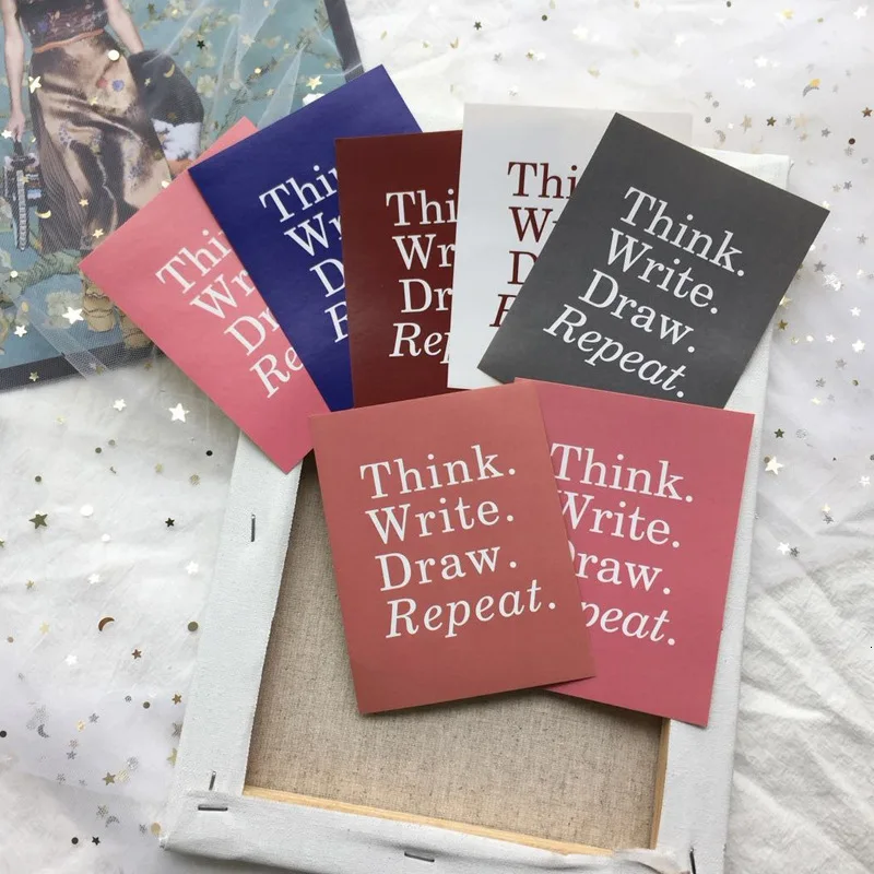 4 шт. Симпатичные стикеры SIXONE Ins клейкие бумажный пакет разноцветные декоративные