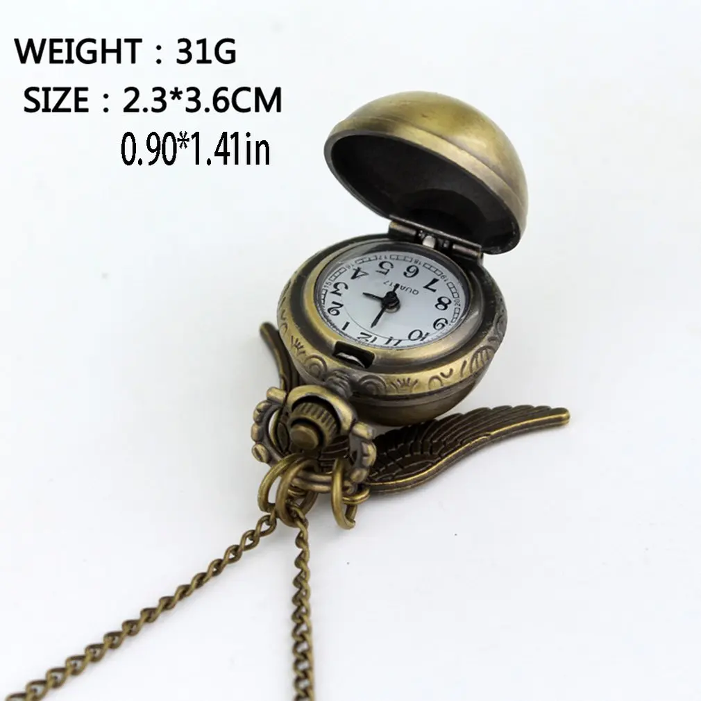 

Pocket Watch Necklace Potters Retro Ball Watch Necklace Pendant Clock For Mens Womens Best Birthday Gifts Support Dropshipping