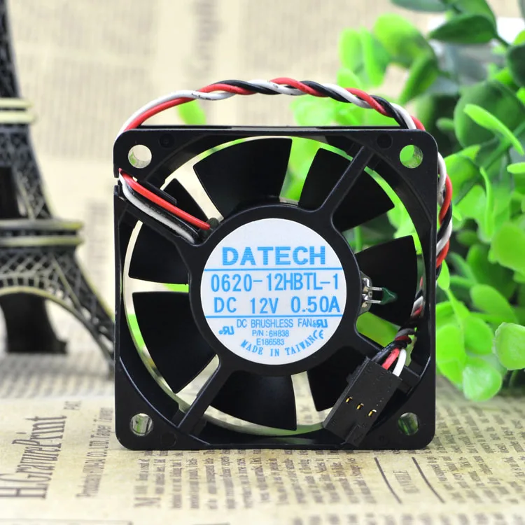 

Новый оригинальный 0620-12HBTL-1 12В 0.50A 6CM6020 контроль температуры, серверный вентилятор, вентилятор ЦП