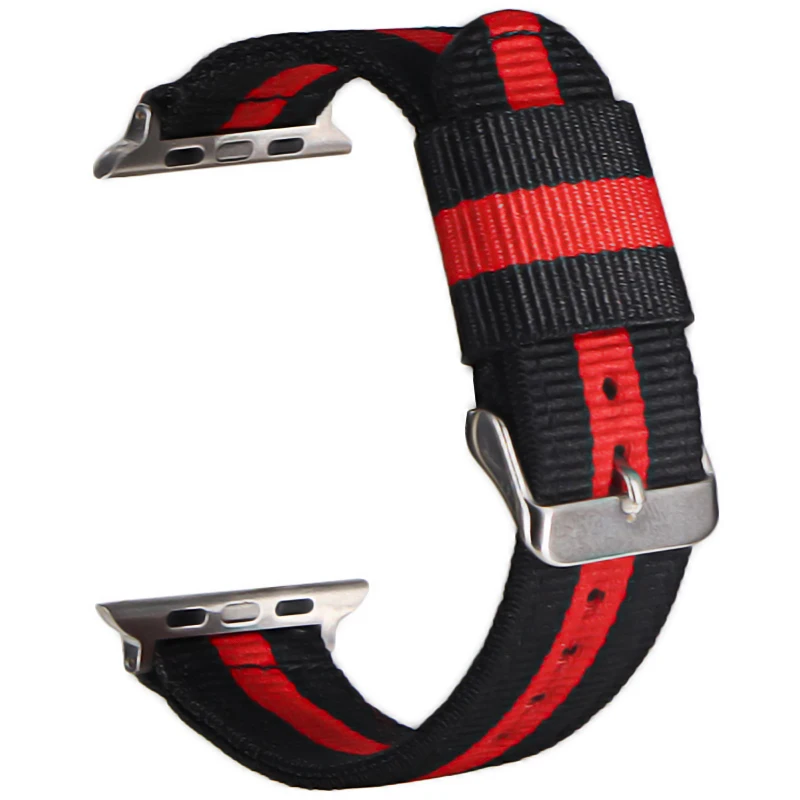 Watch Band for Apple Watch 38mm 40mm Nato Nylon Watchband for iWatch 5 4 3 2 1 Watch Strap 42mm 44mm Wrist Bracelet