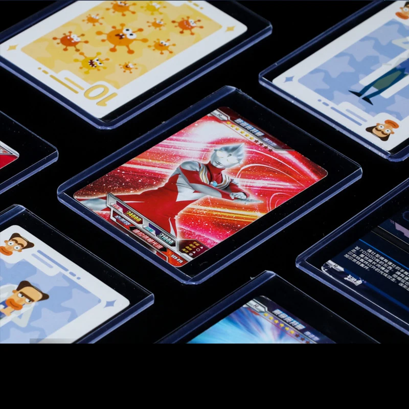 

Ultra Clean 3" x 4" Clear Regular Top Loaders 100 Total Clear Sleeves Sports Cards 35PT Rigid PlasticToploader Card Protector