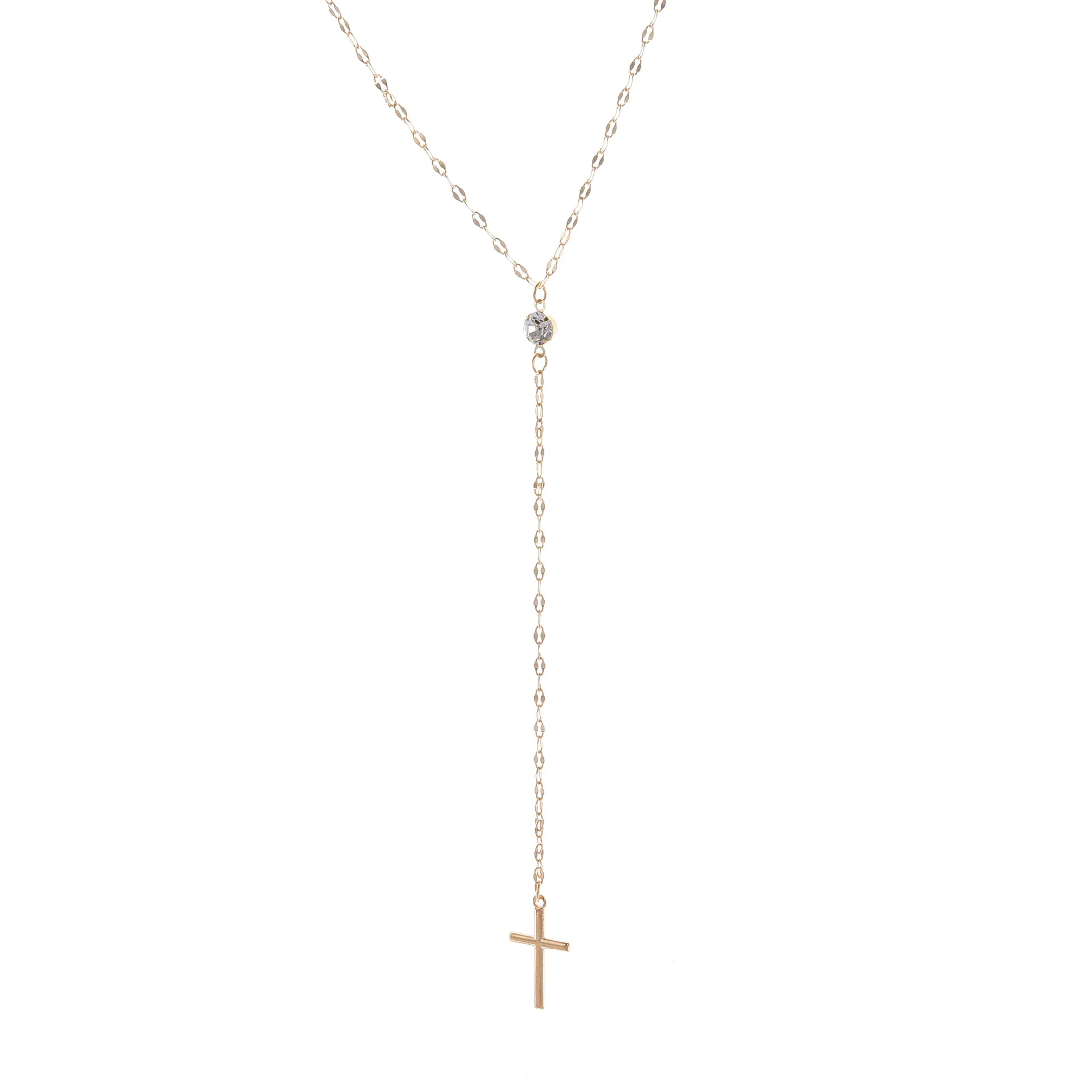 

Accessories Fashion Personality Trendy Exaggerated Item Ornaments Retro Cross Pendant Clavicle Necklace