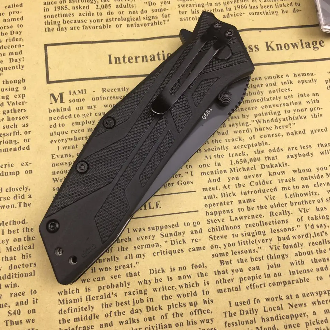 Новое поступление Kershaw 1990 складной нож 7CR13MOV лезвие G10 ручка Карманный открытый кемпинг охотничий нож тактический нож для выживания Утилита фрукты Мини-Ножи EDC ручные инструменты