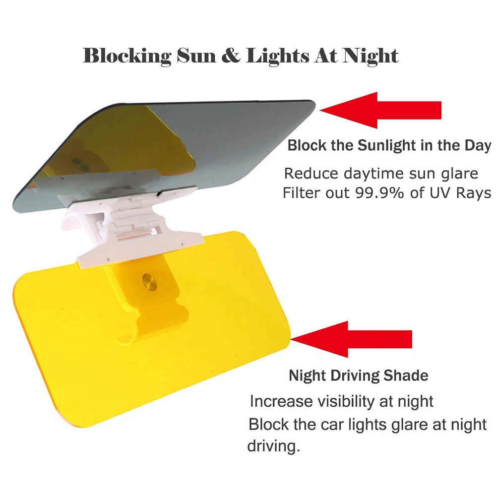 Антибликовый Автомобильный откидной козырек дневного и ночного видения HD