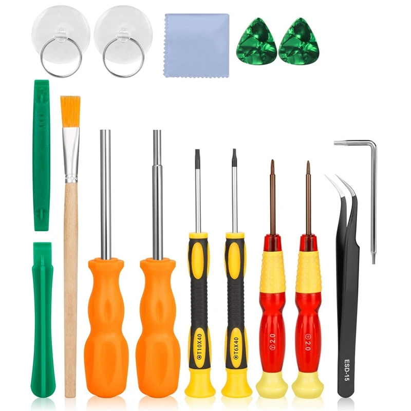 Triwing Screwdriver 17 In 1 Game Bit Repair Tool Kit Full Security For Switch Joycon Wii Nes Snes Ds Lite Gb | Инструменты