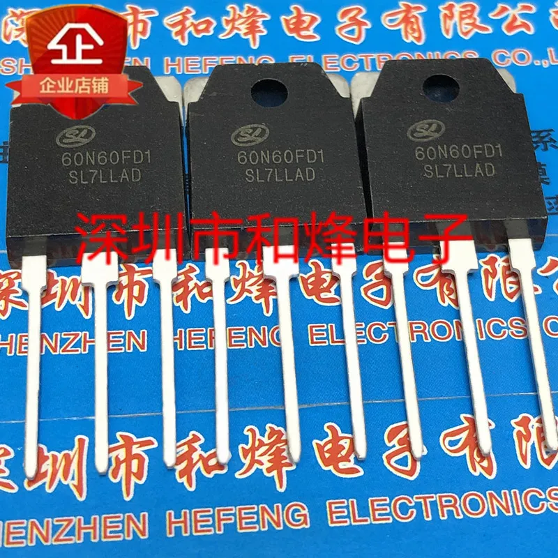 Оригинальный 6 шт./партия 60N60FD1 SGT60N60FD1PN TO-3P 600V 60A новый в наличии