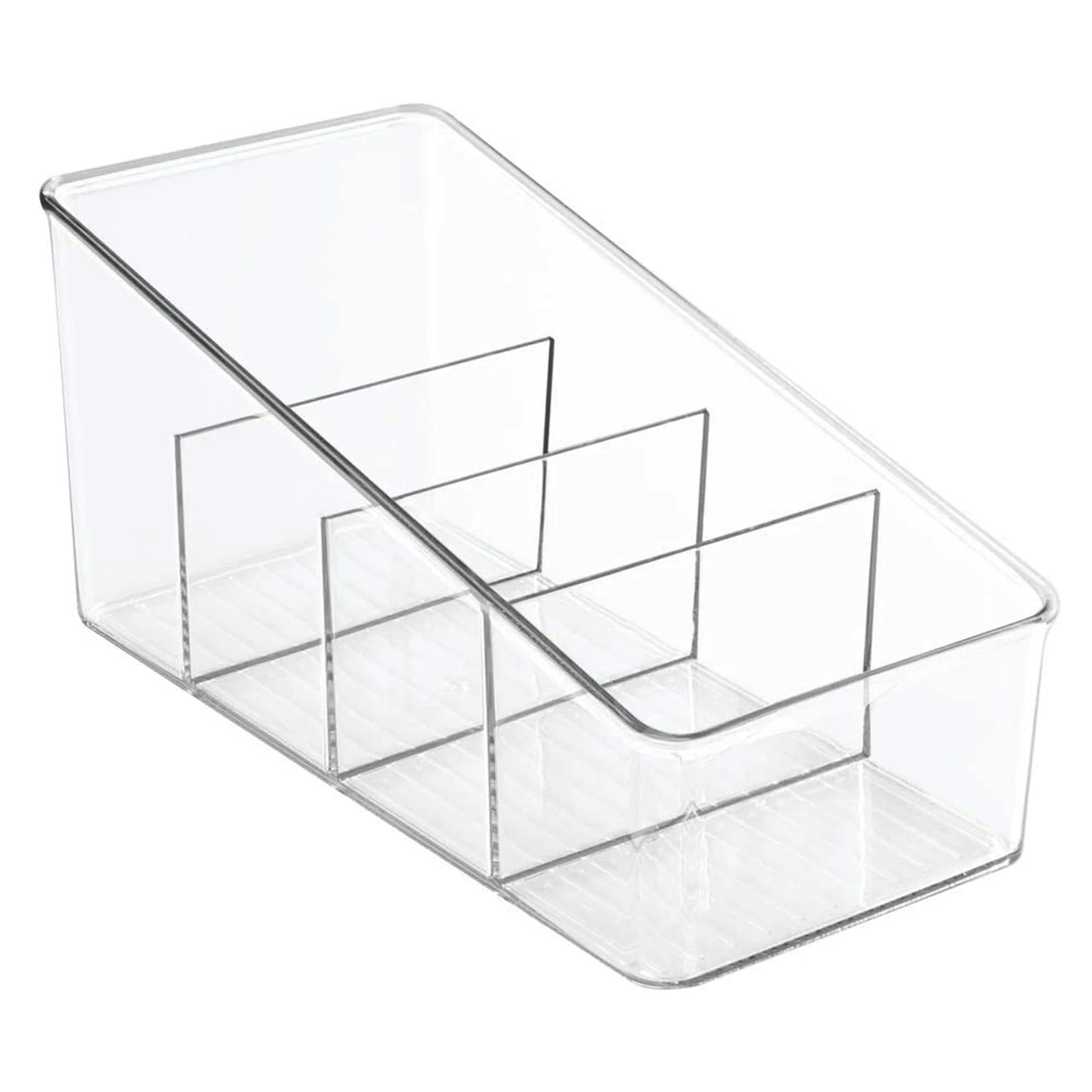 

Large Plastic Food Packet Organizer Caddy Storage Station for Kitchen Pantry Cabinet Countertop Holds Spice Pouches LB88