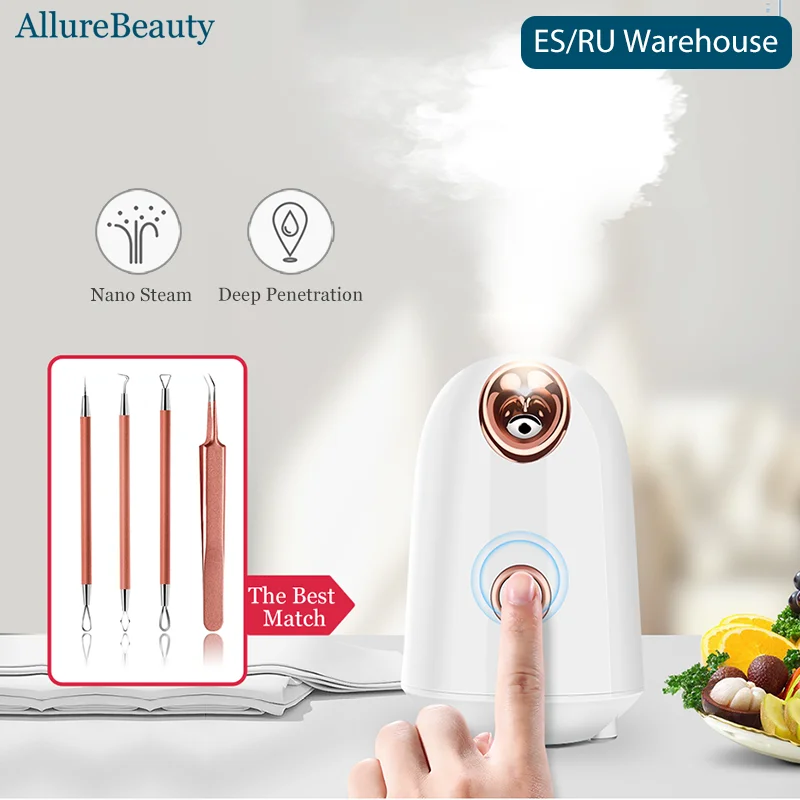 

Facial Steamer, Face Vaporizer Steamers for Cleaning Blackheads Pores Sinuses Moisturizing Warm Mist Skin Care Beauty Instrument