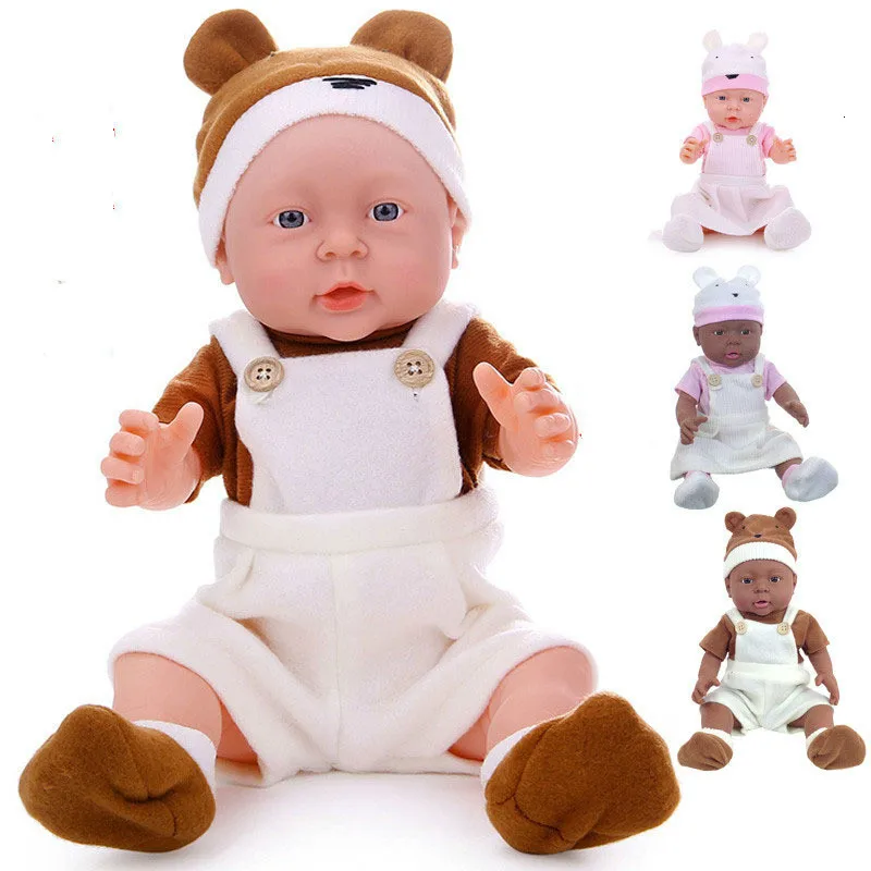 Кукла новорожденная мягкая 41 см имитация игрушки для новорожденных подарок на