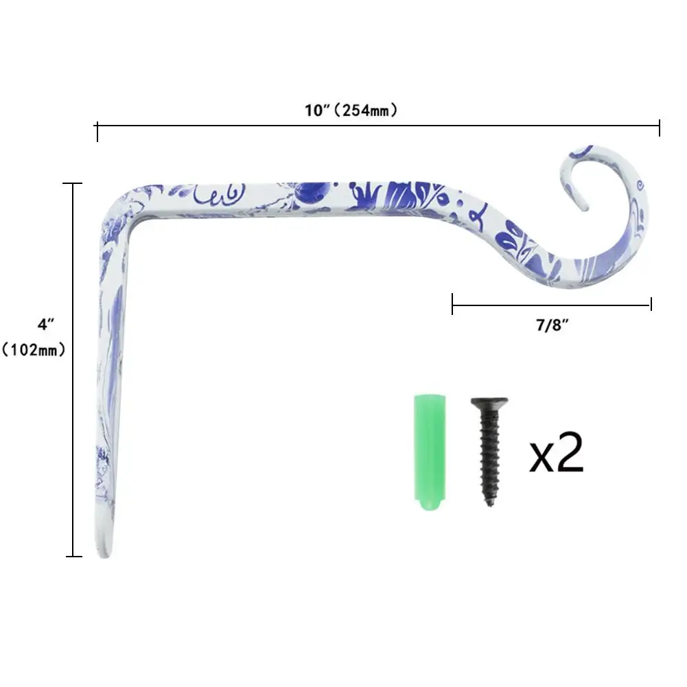 

Bird Feeders Hook Wall Hook Plant Hanger Bracket For Hanging Plants Outdoor Bird Feeders Home Decor Garden Bird Feeder Hook