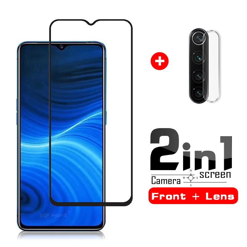 2 в 1 для объектива камеры oppo realme x2 pro стекло и Защита экрана xt Realme real me XT X2 Pro