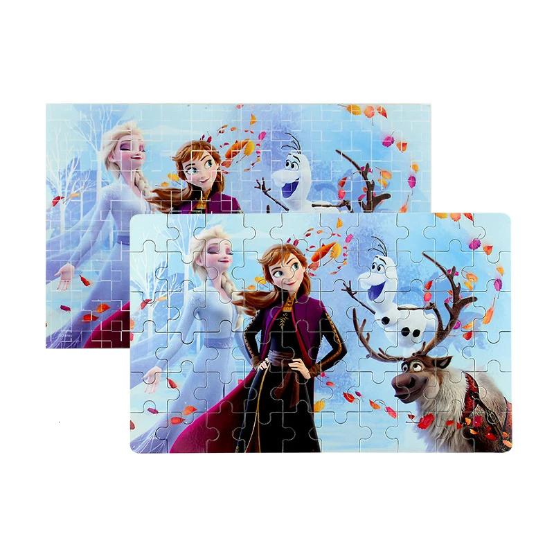 Disney 60/Набор &quotCroic&quot 2 Снежная Королева Эльза и Анна из натуральной головоломки