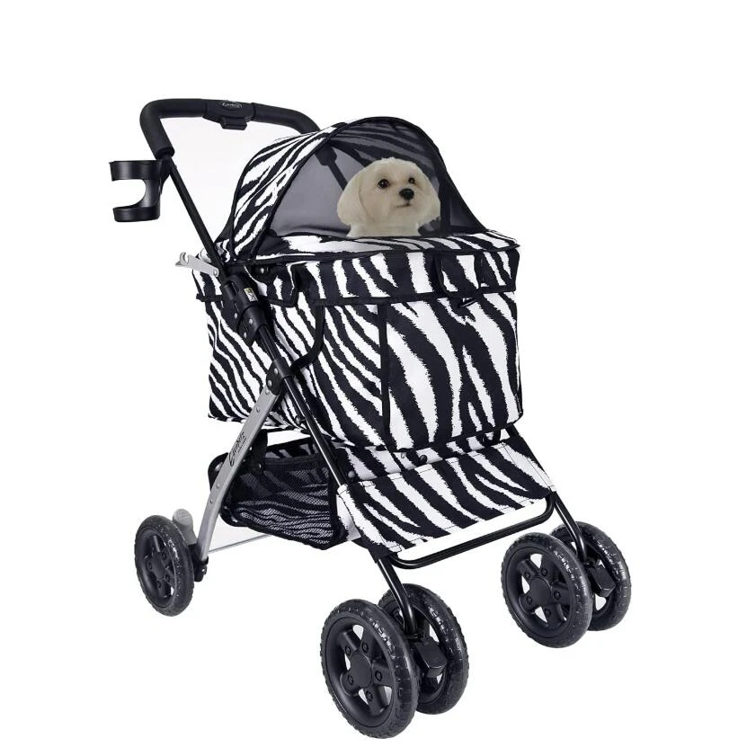 

Pet Dog Puppy Cat Trolley Stroller Foldable Outdoor Pet Carrier